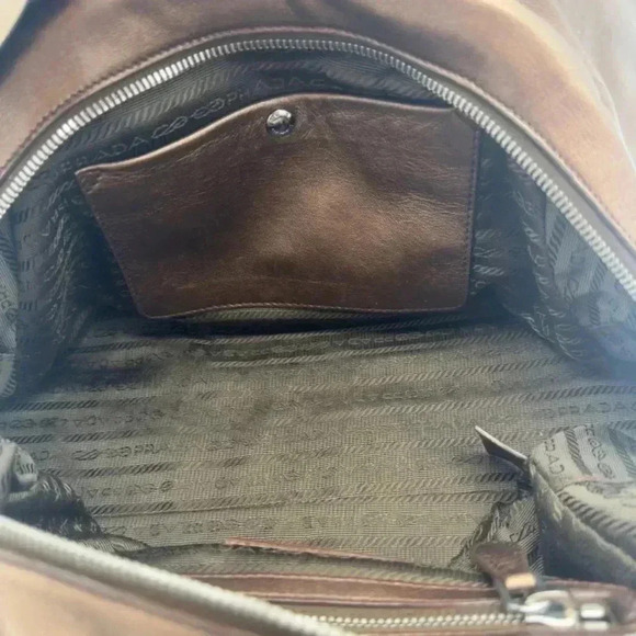 PRADA Rovere Mordore Nappa Leather Bauletto - Picture 16 of 16